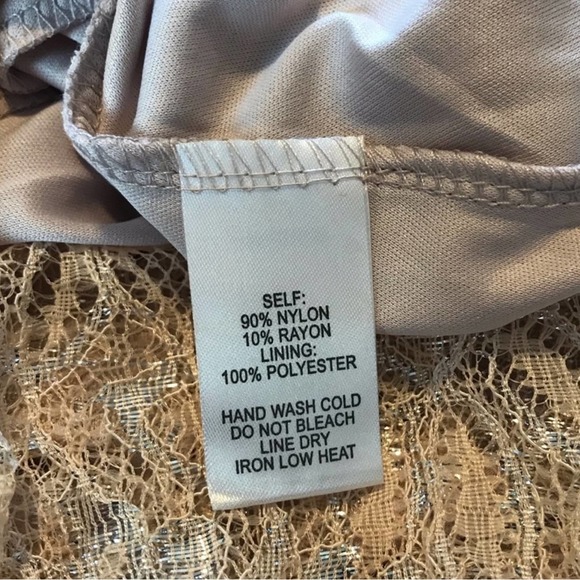 Lulus Gleam and Glam Blush Lace Maxi - Picture 10 of 10